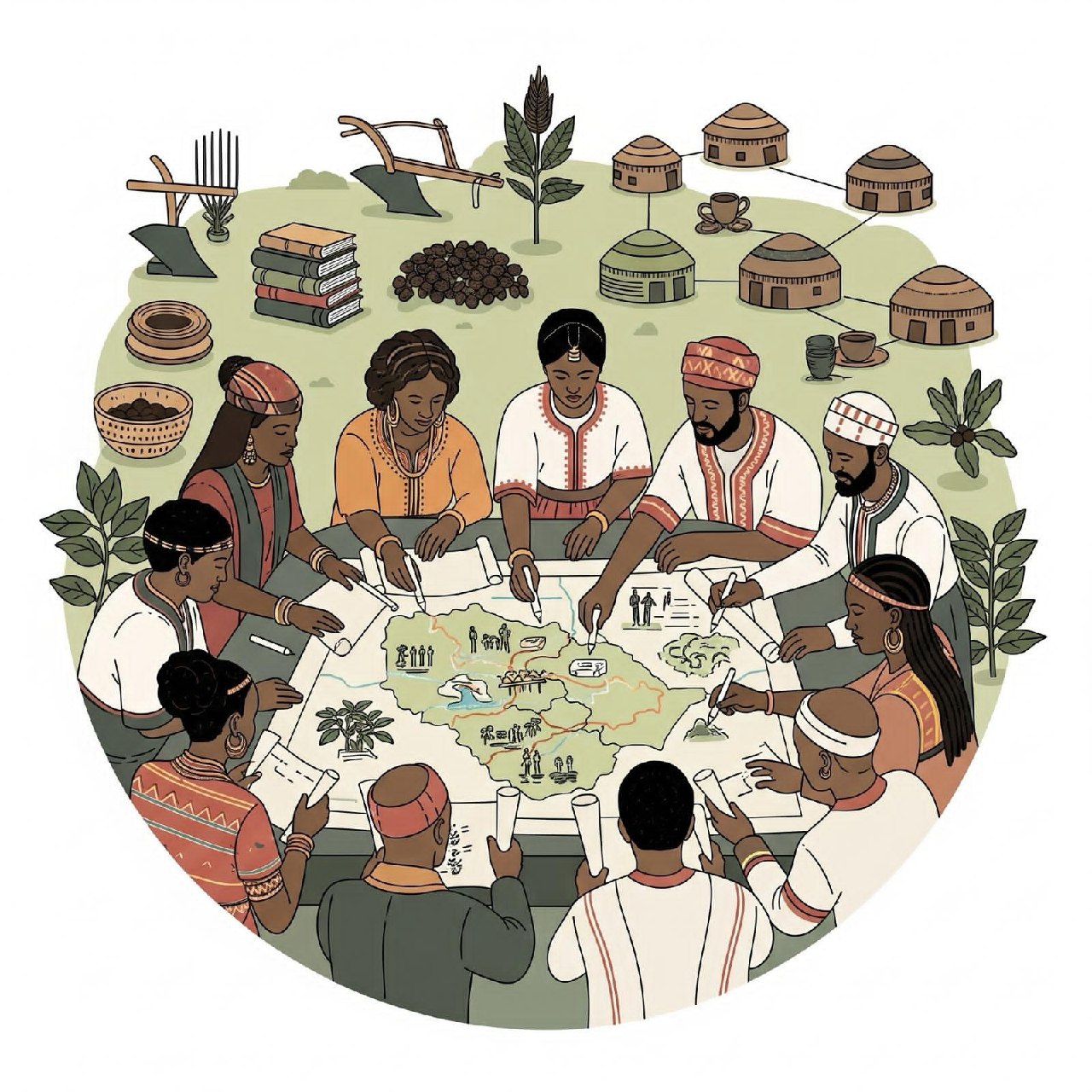 Community members celebrating